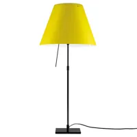 luceplan costanza lampe à poser d13 noire/jaune
