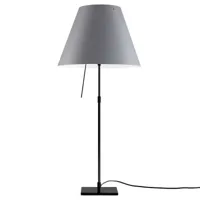 luceplan costanza lampe à poser d13 noire/béton
