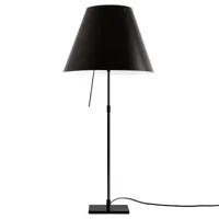 luceplan costanza lampe à poser d13 noire/noire