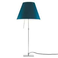 luceplan costanza lampe à poser d13i alu/bleue