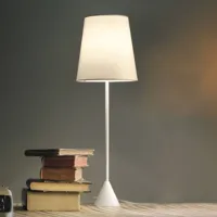 modo luce lucilla lampe table ø24cm blanche/ivoire