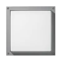 performance in lighting applique bliz square 40, 3 000 k grise dimmable