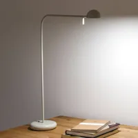 vibia pin 1655 lampe à poser led, 40 cm, blanche