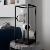 lindby utopia lampe à poser avec sphères de verre