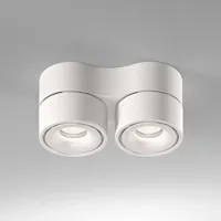 egger licht egger clippo duo spot plafond led, blanc, 2 700 k