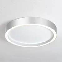 bopp aura plafonnier led ø 30 cm blanc/aluminium