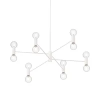 modo luce chandelier suspension 13l 107 cm blanche