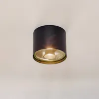 aldex spot pour plafond bot, noir, à une lampe