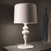 masiero lampe à poser eva tl1 m, 53 cm, blanche mate