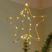 sirius lampe décorative led christmas top, dorée