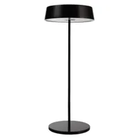 deko-light lampe à poser led miram batterie dimmable, noire
