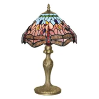 searchlight lampe poser classique dragonfly de style tiffany