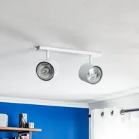 aldex spot pour plafond bot, blanc, à 2 lampes