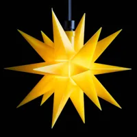 sterntaler guirlande led mini-étoiles à 3 lampes jaune