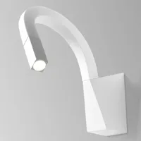 linea light applique led flexible snake en blanc