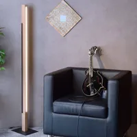 deko-light lampadaire led madera en chêne, dimmable