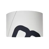 lumbono applique port d’attache en toile, blanc/noir