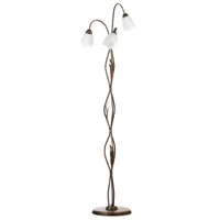 onli lampadaire florentin sonia, à trois lampes, bronze