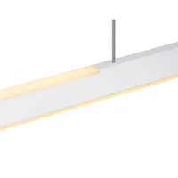 slv one linear suspension led, 140 cm, blanc