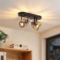 lindby bominio spot pour plafond, à deux lampes