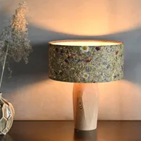 leuchtnatur pura lampe à poser led chêne/alpage
