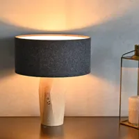 leuchtnatur pura lampe à poser chêne/feutre gris