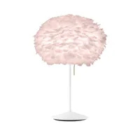 umage eos medium lampe table rosé/blanc