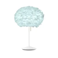 umage eos medium lampe table bleu clair/blanc