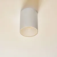 euluna spot pour plafond eye tone en forme de cylindre blanc