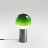 marset dipping light s lampe table vert/graphite