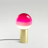 marset dipping light s lampe table rose/laiton