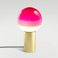 marset dipping light m lampe table rose/laiton