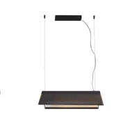 faro barcelona suspension led ludovico surface, 60 cm, noir
