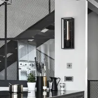buster + punch caged wall large led marbre noir