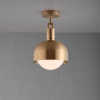 buster + punch forked plafond laiton/opale ø 25cm