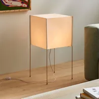 hay paper cube lampe sur pied