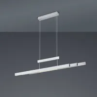 trio lighting suspension led trajan, 2.700-5.000k, nickel mat