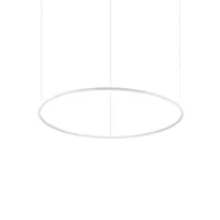 ideallux ideal lux suspension led oracle slim blanc 3.000 k ø 150 cm