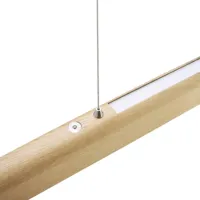 herzblut arco led suspension chêne cendré natur 130cm