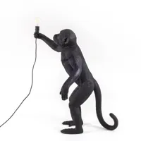 seletti lampe terrasse déco led monkey lamp debout noir