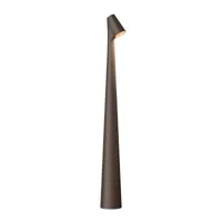 vibia africa led lampe de table hauteur 45cm brun foncé