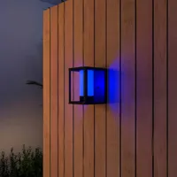 calex smart outdoor lantern applique, cct, rvb