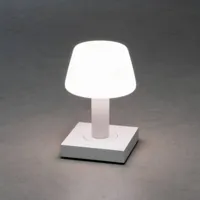 konstsmide lampe table led monaco, batterie, blanche
