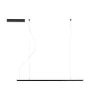 carpyen suspension led lineal, noir, longueur 110 cm