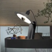 stilnovo lampiatta lampe table/applique led noire