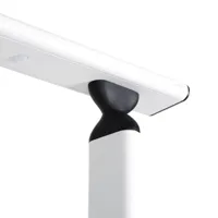 prios zyair lampadaire bureau led blanc, 108,4 cm