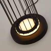 searchlight lampadaire led cage au design cage
