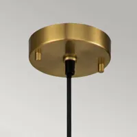 elstead suspension etoile 1 lampe ø 17,8 cm laiton ancien