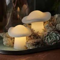 sirius lampe décorative led mushroom lot de 2