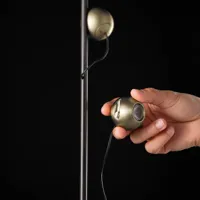 sil-lux lampadaire led magnetic, bronze/doré